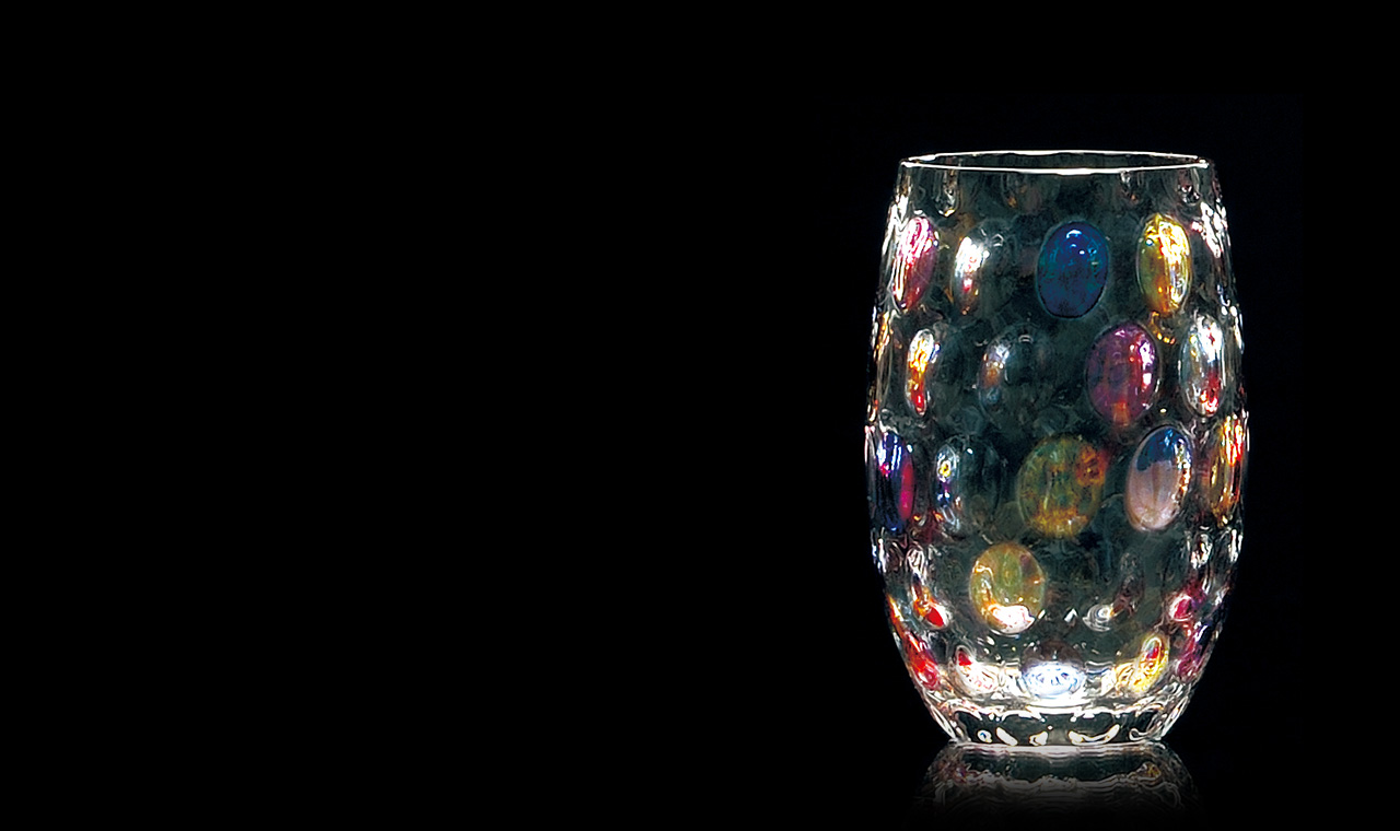 くすみ水色 Bohemian glass ボヘミアングラス - 通販 - lubo.com.pl